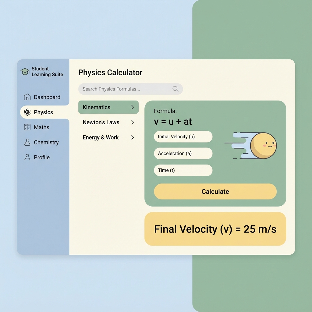Mastering the Physics Calculator | LearningSkol | LearningSkol